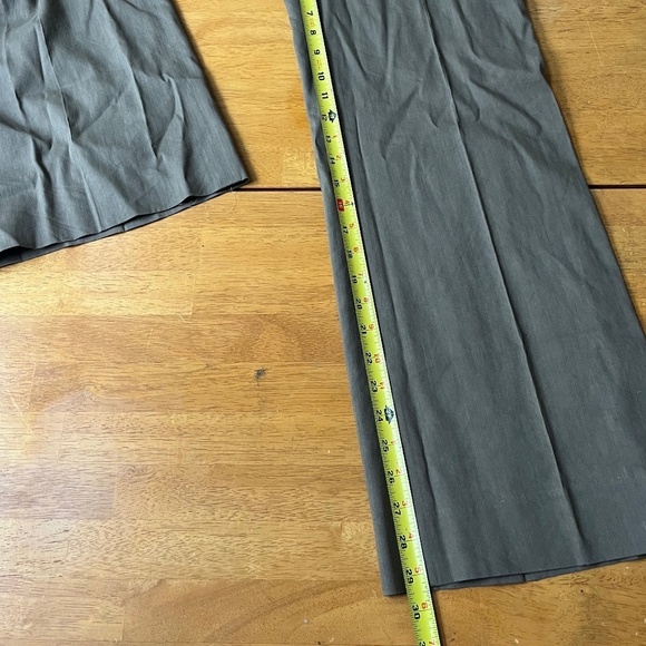 Classiques Entier Sz 2 Trousers Pants Tapered Leg High Rise Pockets Belted - Picture 8 of 9